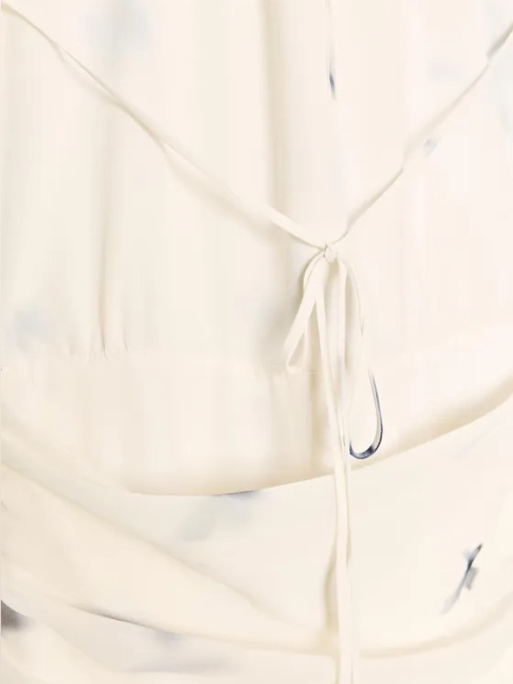 Zara Cream Open-back Halter Maxi Dress with Butterfly Print. M NWT - Picture 5 of 14